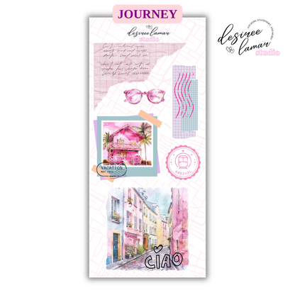 Journey Sticker Sheet 7 - Travel Collection