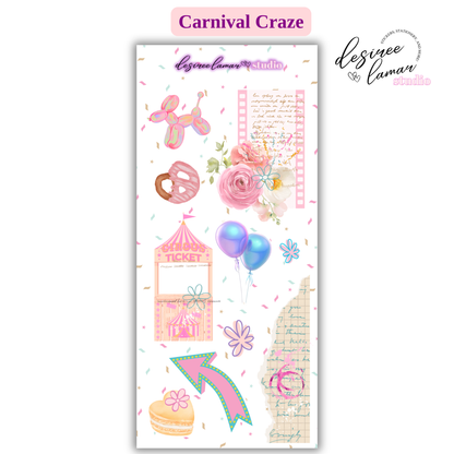 Carnival Craze Sticker Sheet Bundle - 11 Sticker Sheets