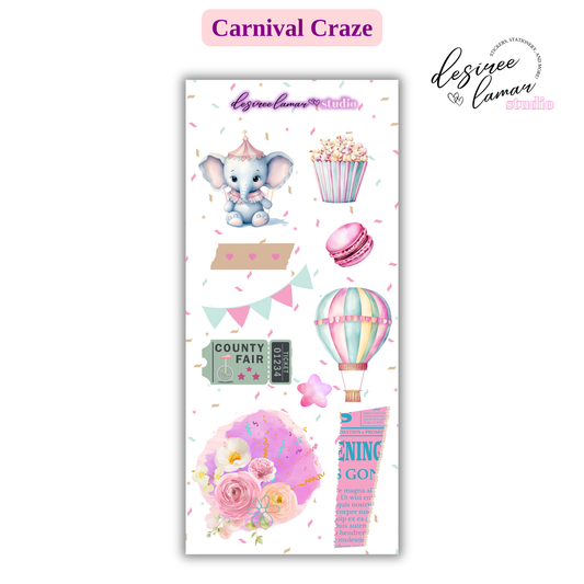 Carnival Craze Sticker Sheet 4