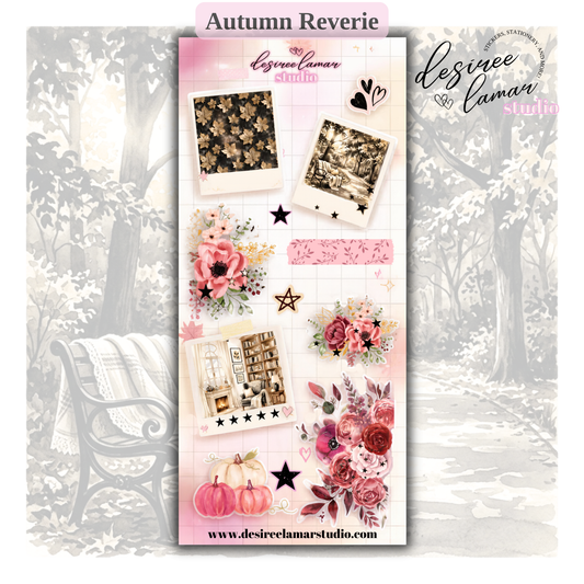 Fall Reverie Floral Sticker Sheet | Fall Memory Keeping