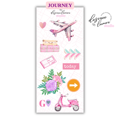 Journey Sticker Sheet 2 - Travel Collection