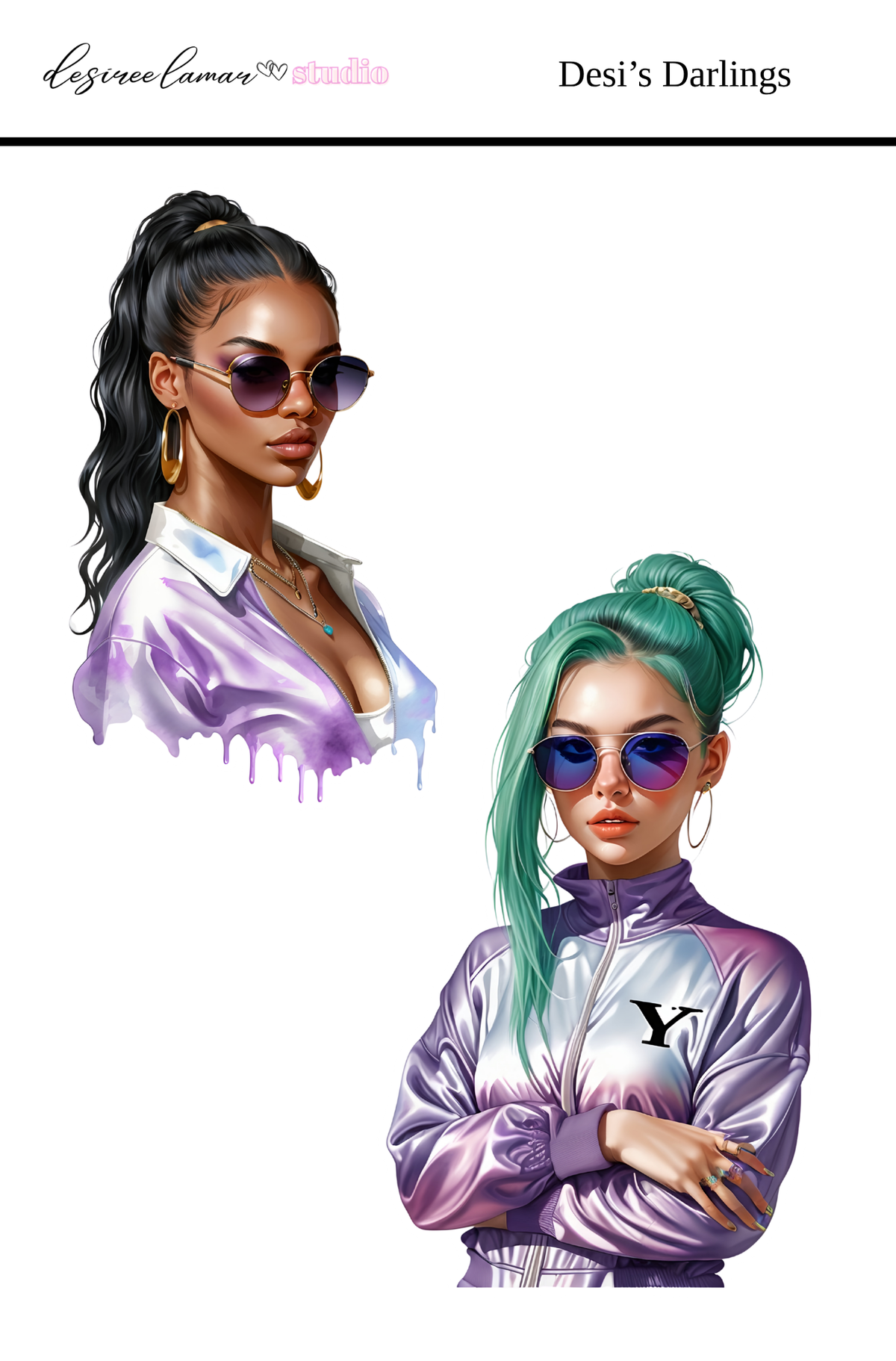 Y2K Babe Sticker Sheet 6