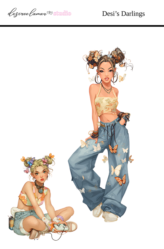 Y2K Babe Sticker Sheet 8