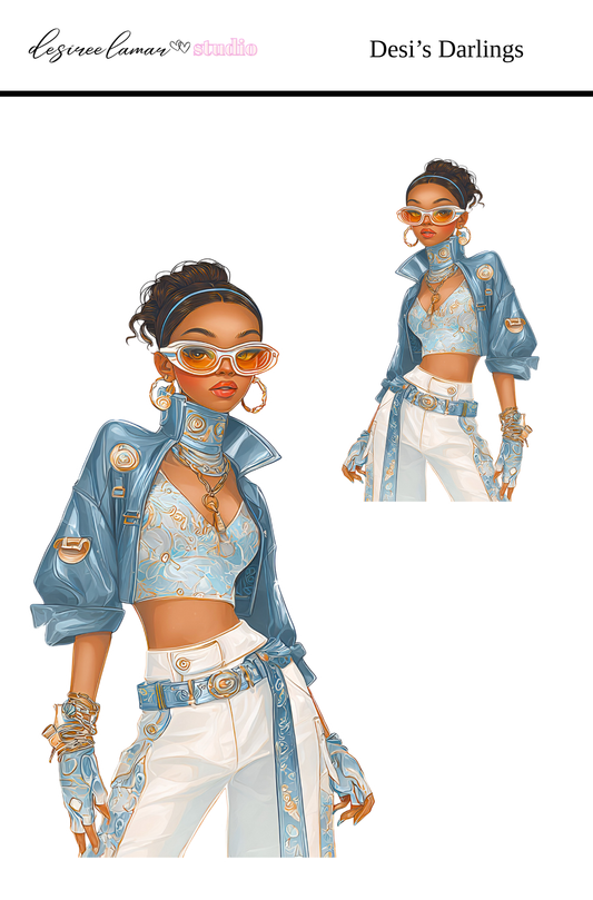 Y2K Babe Sticker Sheet 11