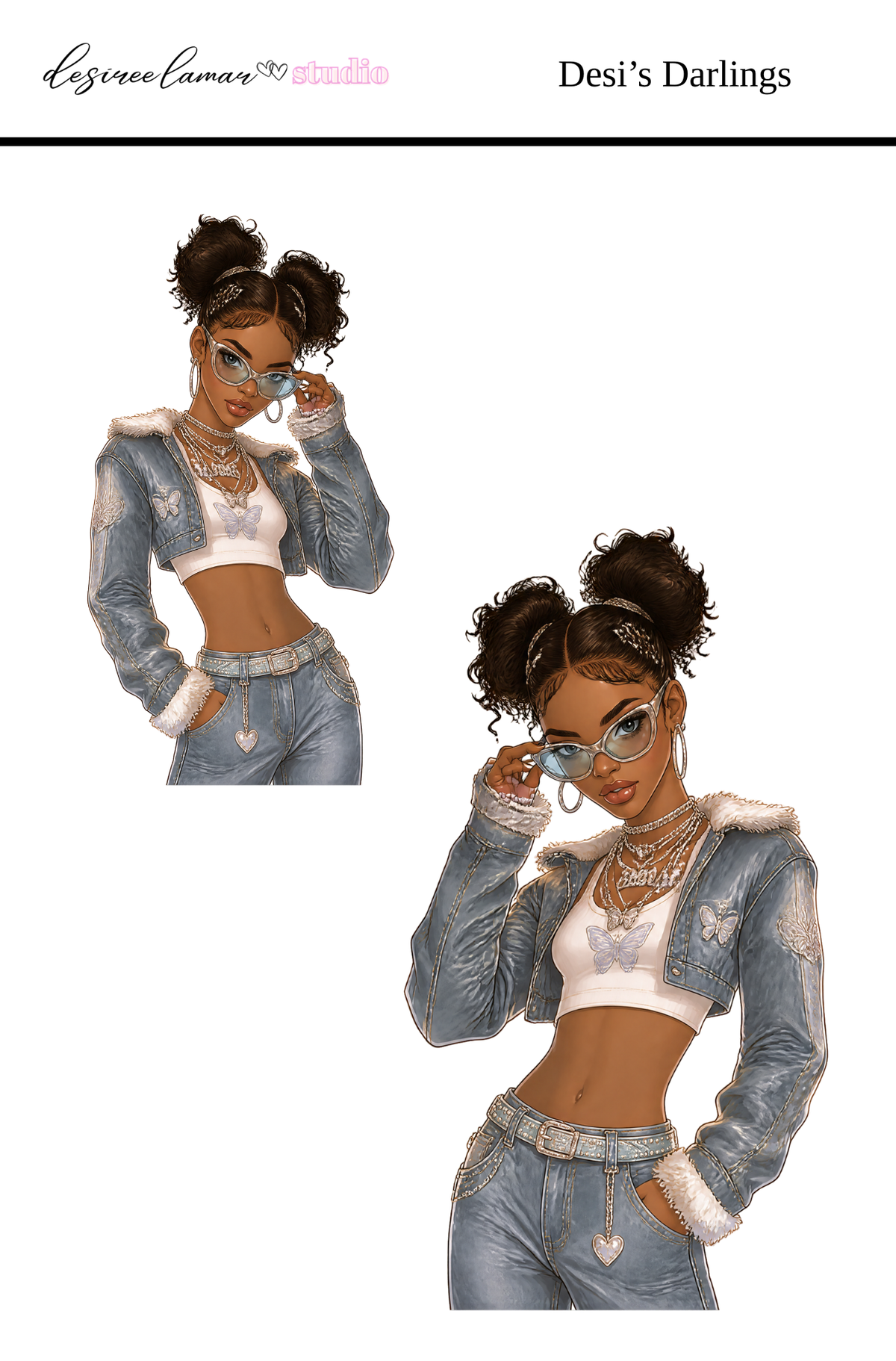 Y2K Babe Sticker Sheet 7