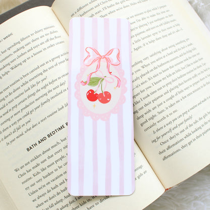 Cherry Scallop Bookmark, Wide