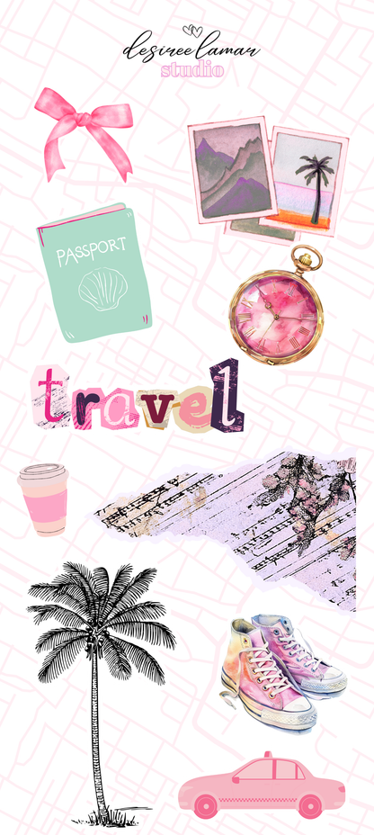Journey Collection Bundle with 8 Sticker Sheets - Travel Collection