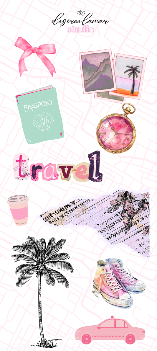 Journey Sticker Sheet 1 - Travel Collection