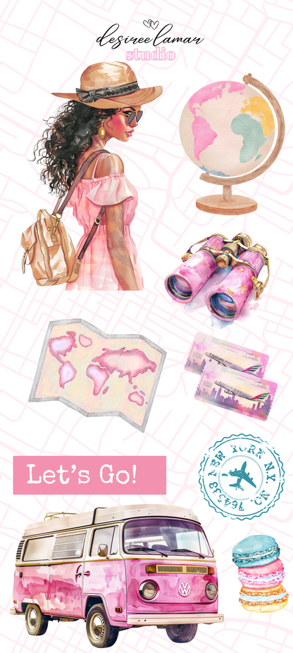 Journey Collection Bundle with 8 Sticker Sheets - Travel Collection