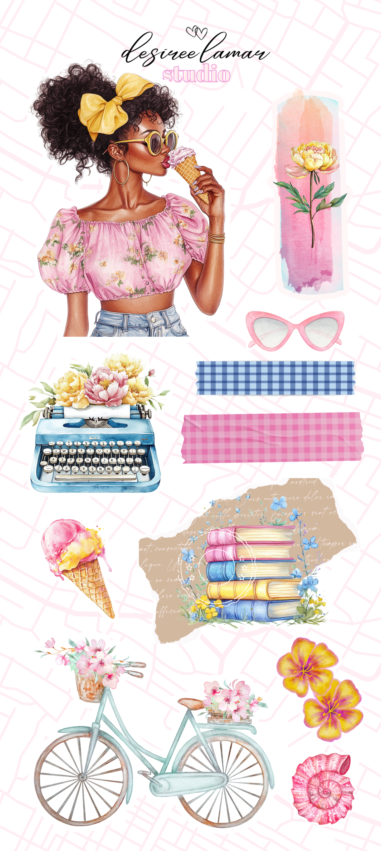 Vacay & Chill Sticker Sheet 1 – Resort & Island Collection