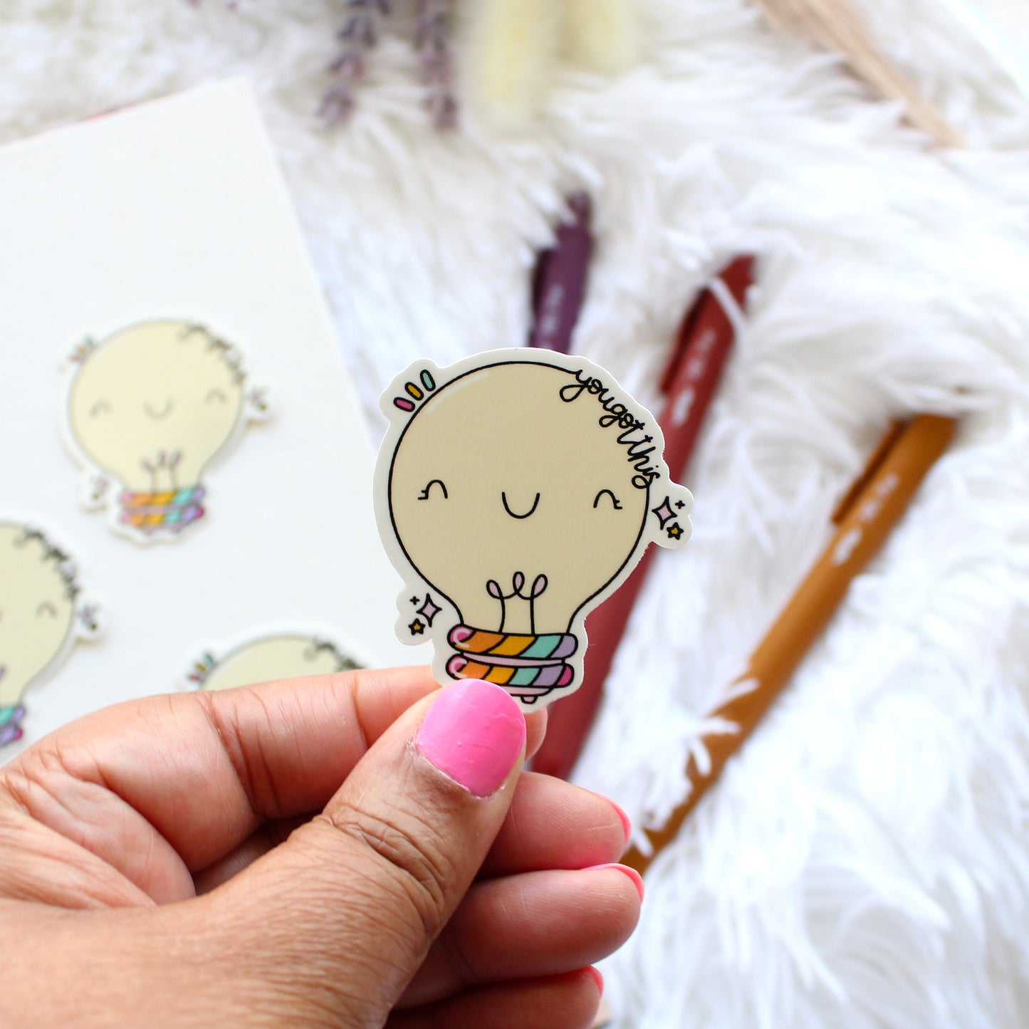You've Got This Lightbulb Sticker