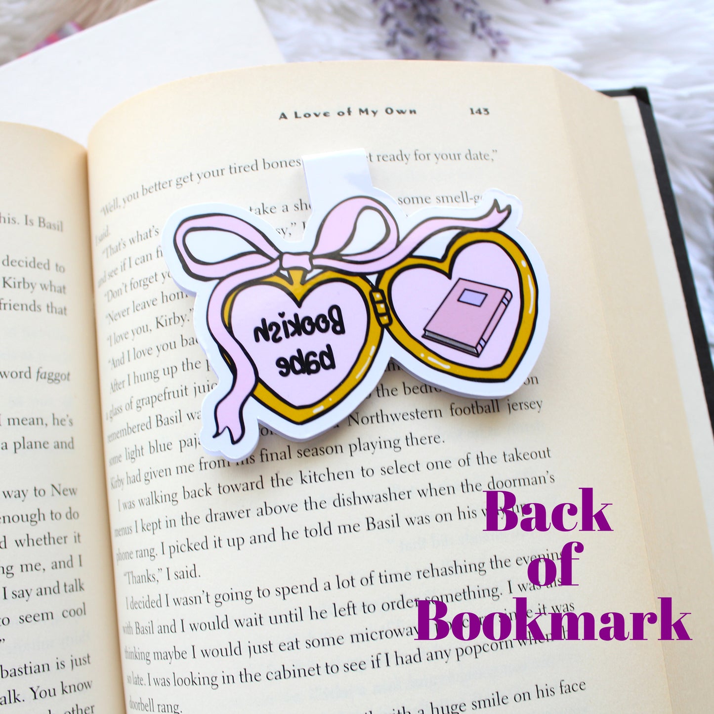 Bookish Locket Magnetic Bookmark