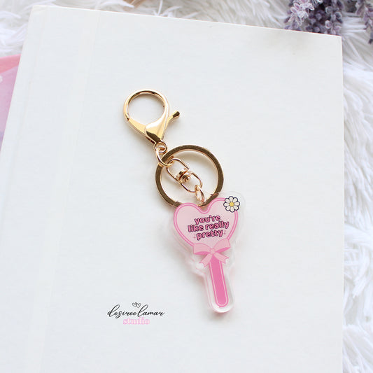 You're Like Really Pretty Mirror Keychain