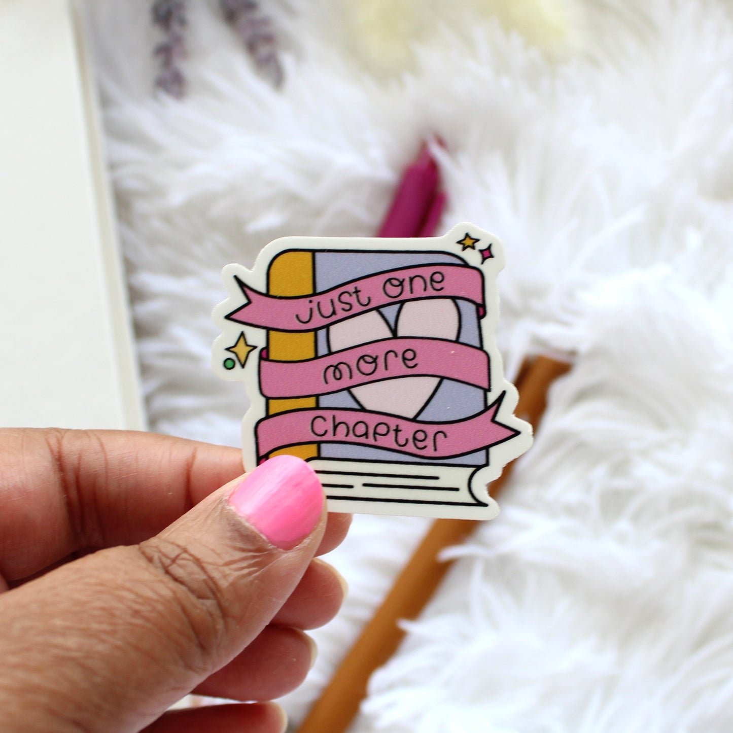 Just One More Chapter Sticker