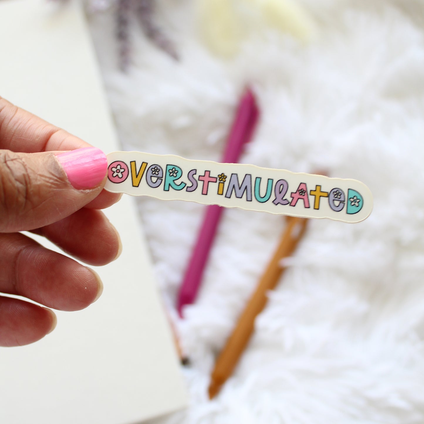 Overstimulated Sticker