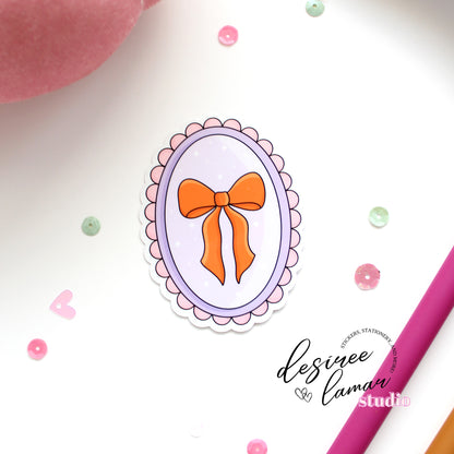 Fall Scallop Frame Sticker Set (includes 3 stickers.