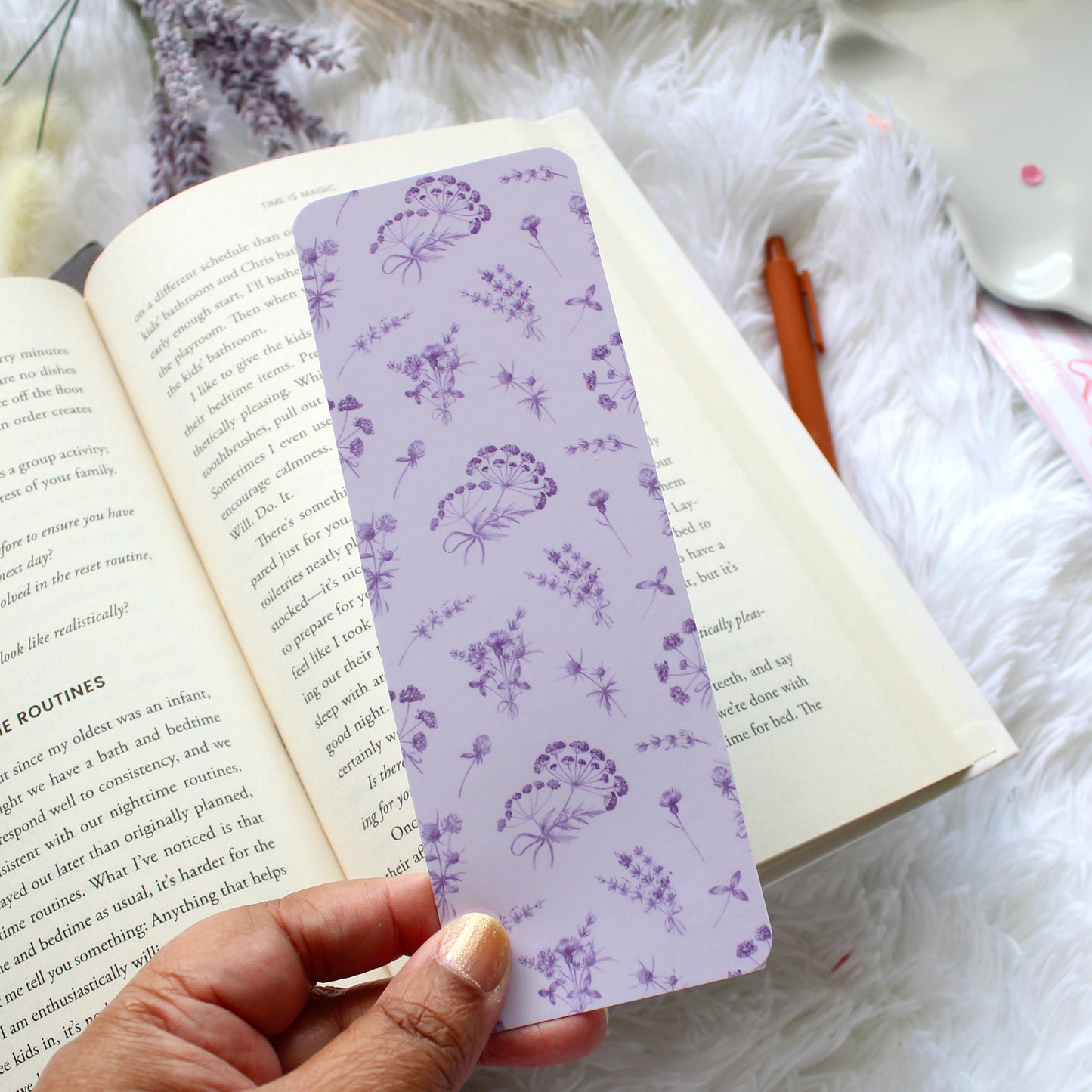 Wildflower Bookmark, Wide