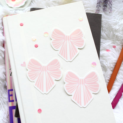 Bow Striped Sticker