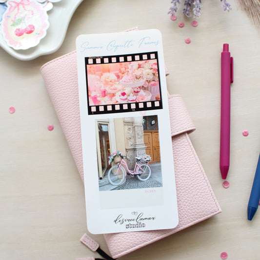 Summer Coquette Frames Sticker Sheet D