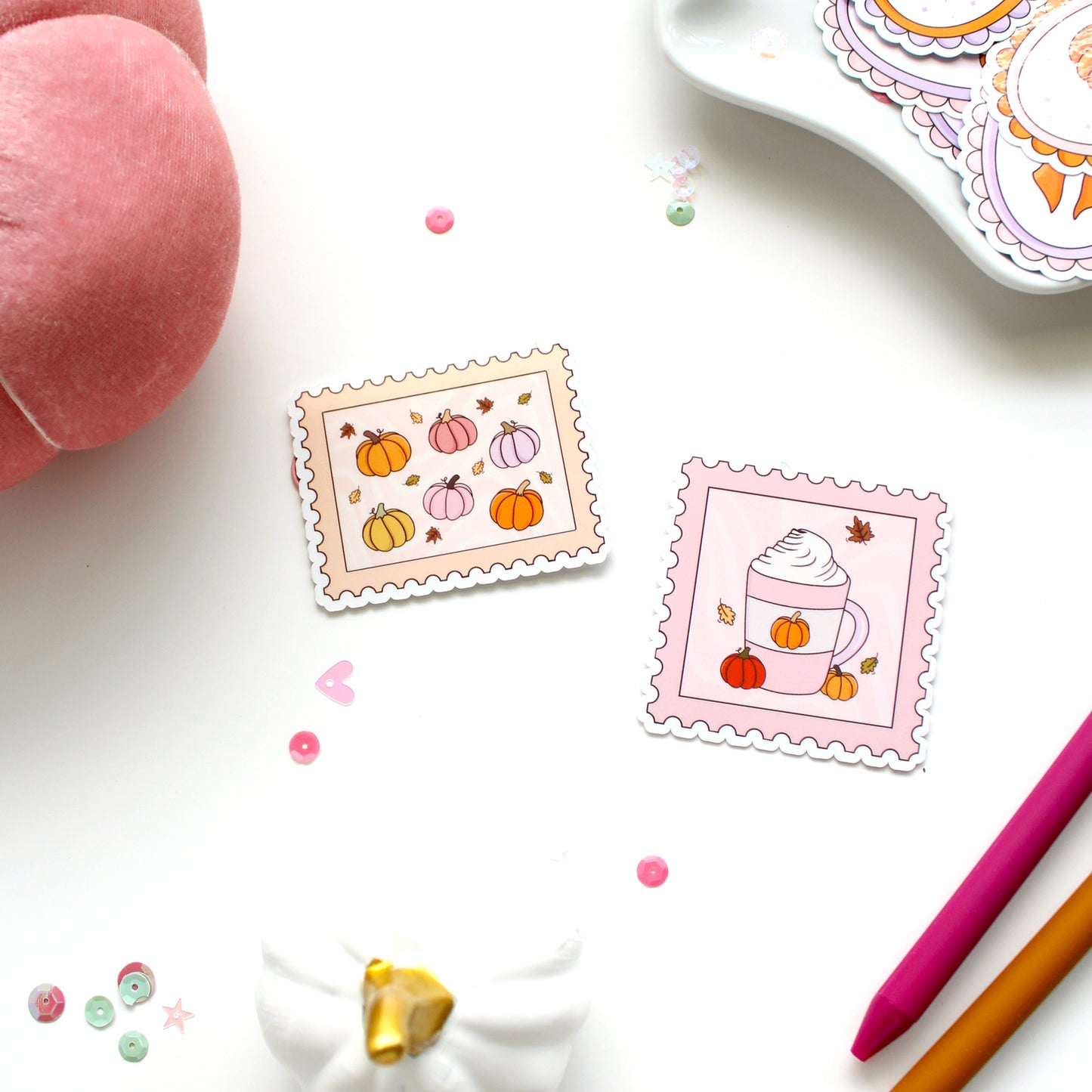 Cozy Vibes Stamp Sticker Set