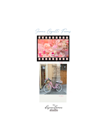 Summer Coquette Frames Sticker Sheet D