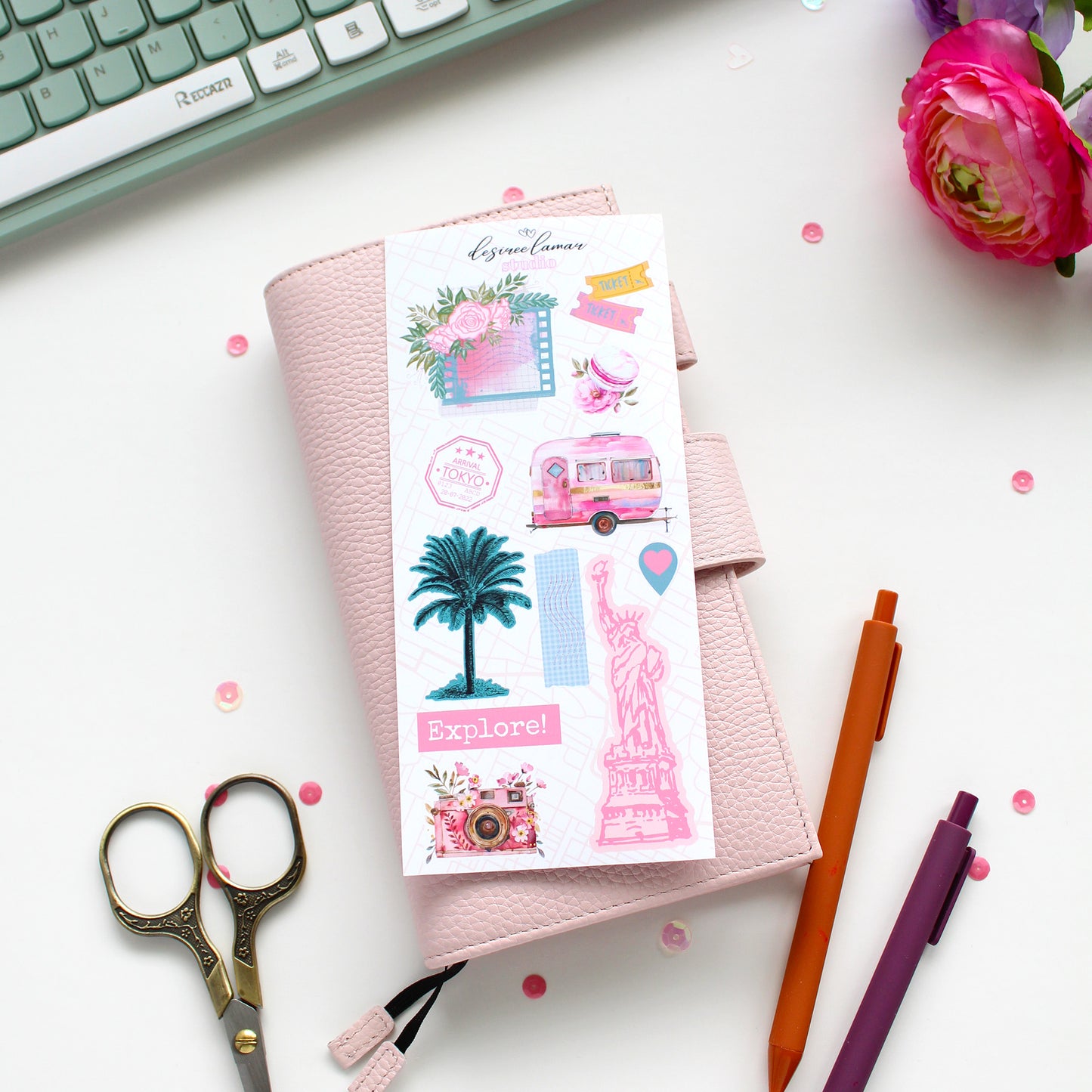 Journey Sticker Sheet 5 - Travel Collection