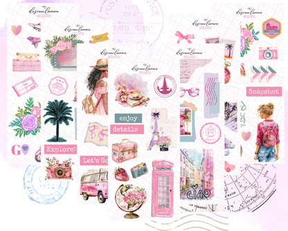 Journey Collection Bundle with 8 Sticker Sheets - Travel Collection