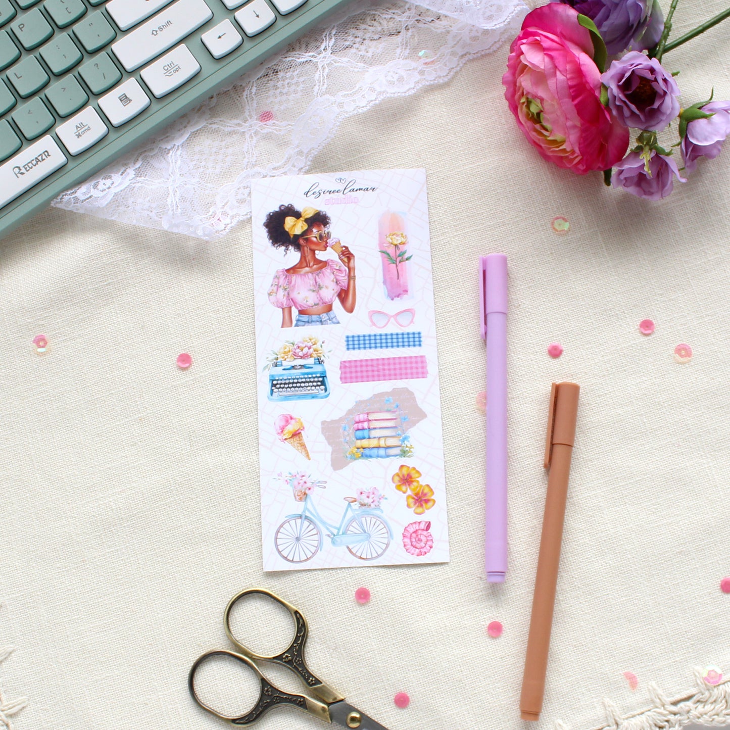 Vacay & Chill Sticker Sheet 1 – Resort & Island Collection