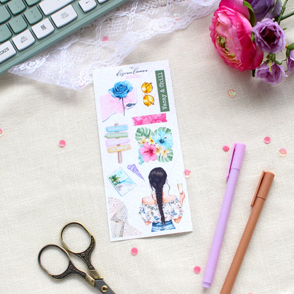 Vacay & Chill Sticker Sheet 2 – Resort & Island Collection