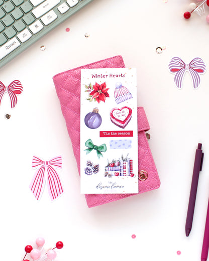 Winter Hearts Full Sticker Sheet Bundle