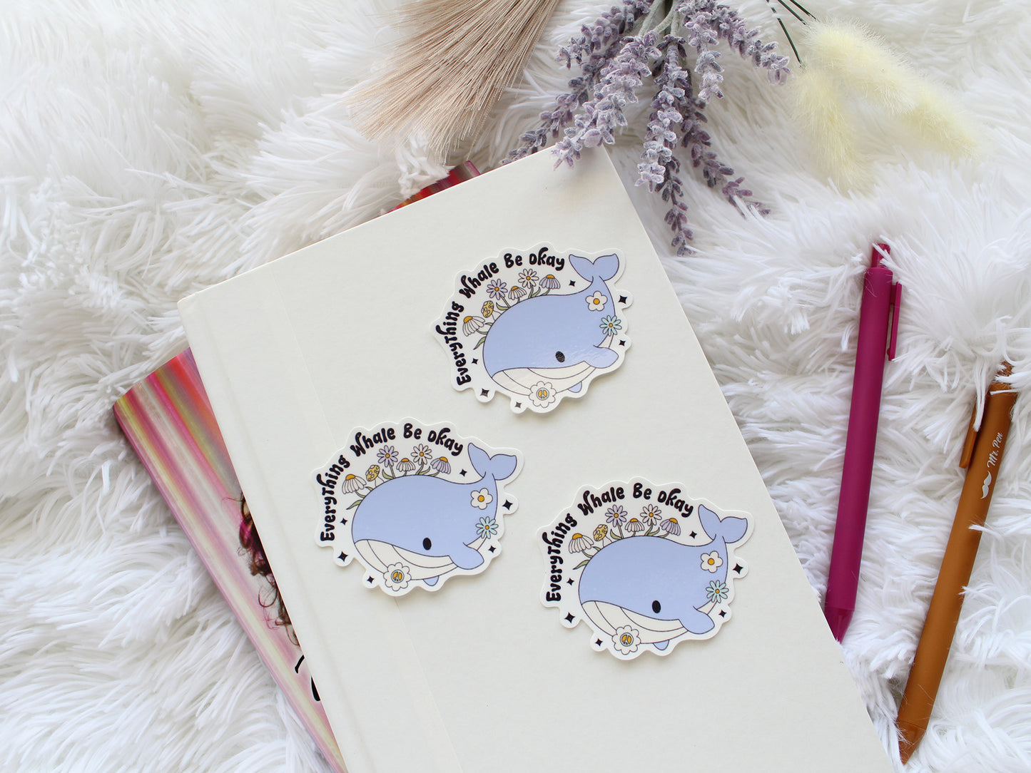Everything Whale Be Okay Sticker