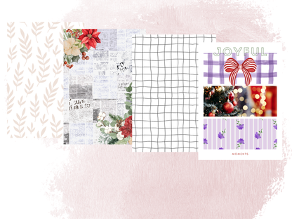 Winter Hearts 5x7 Patterned Paper Bundle