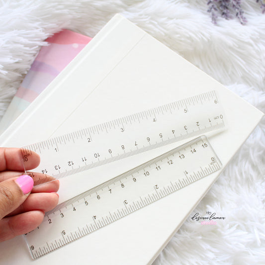 Mini 6 inch Acrylic Ruler